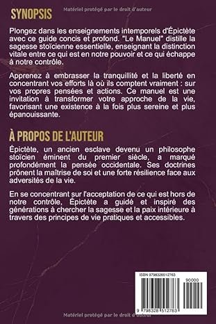Le Manuel d’Épictète : L’Enchiridion, Guide Stoïcien pour la Sérénité et la Maîtrise de Soi – Image 3