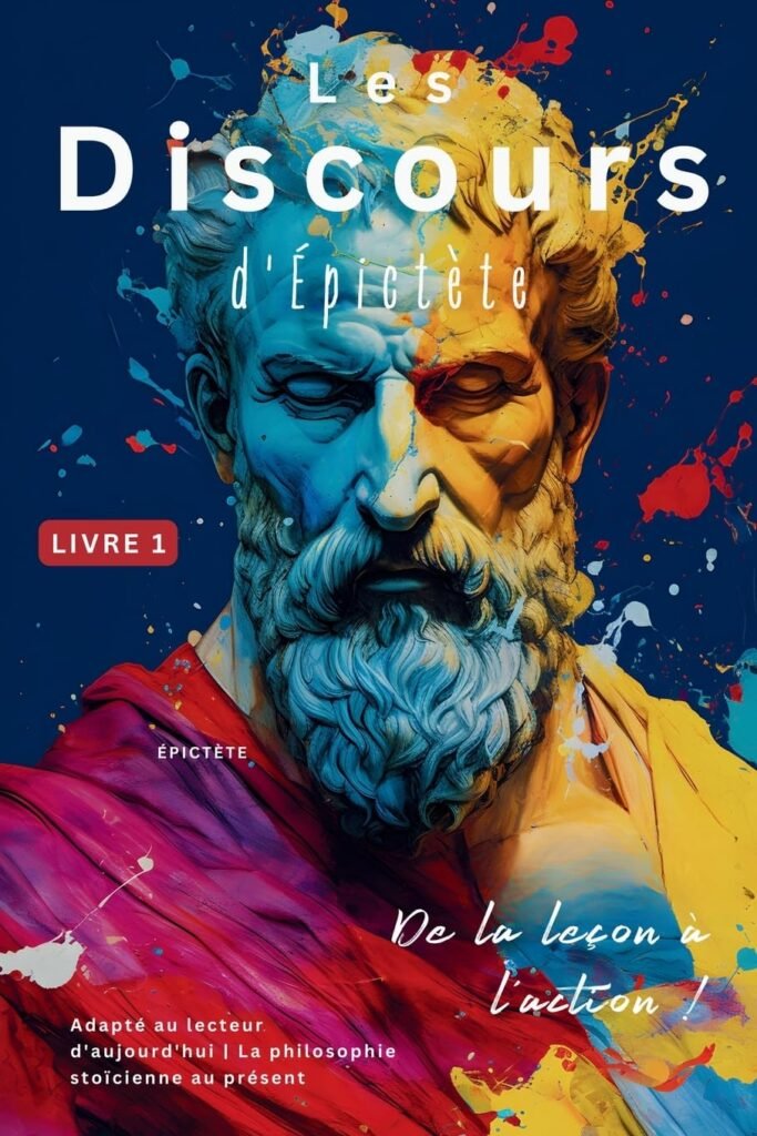 Couverture du livre Les Discours d’Épictète (Livre 1) – De la leçon à l’action : Adapté au lecteur d’aujourd’hui.