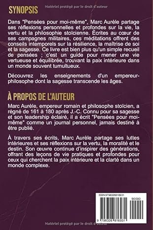 Pensées pour moi-même – Marc Aurèle : Le Classique Stoïcien Indispensable – Image 2