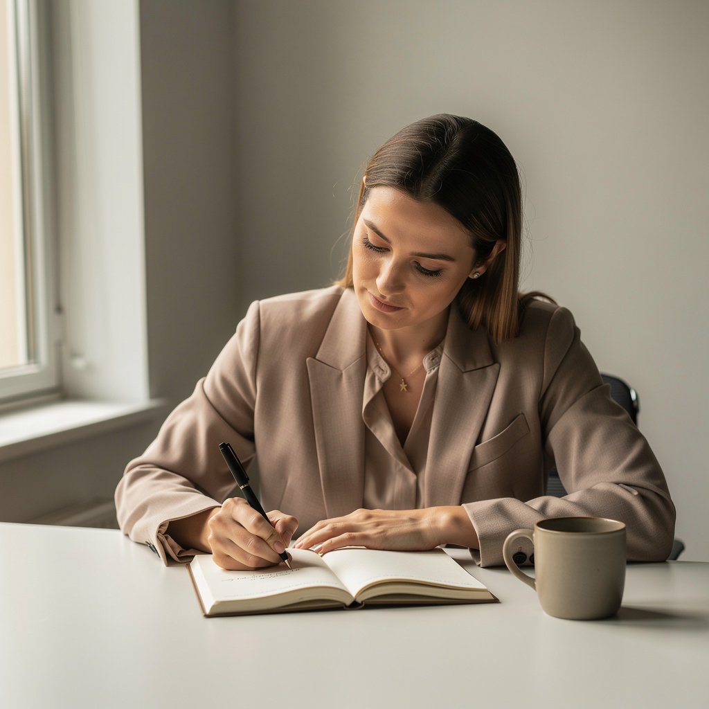 Daily stoic practice through reflection and disciplined judgment.