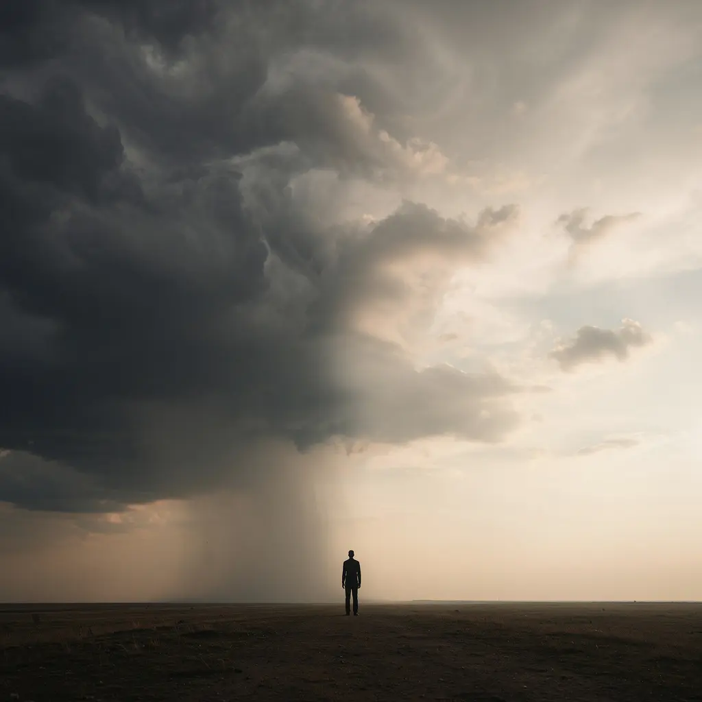 Stoic philosophy symbolizing control of the mind and acceptance of external events.