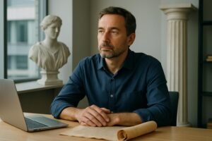 Découvrez comment la sagesse antique peut éclairer le phénomène du quiet quitting et redonner du sens au travail pour un équilibre durable entre engagement et bien-être.