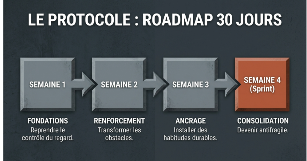 programme 30 jours — semaine par semaine