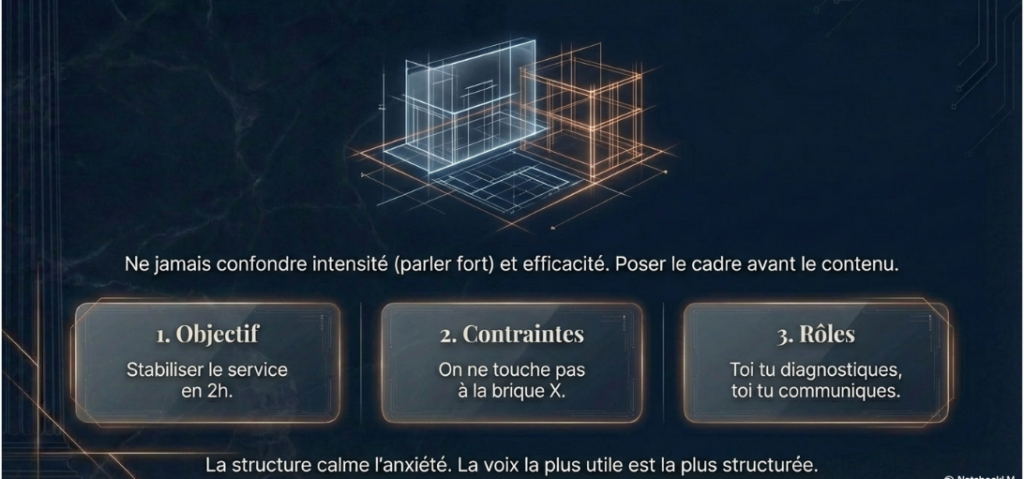 Communiquer sans émotion parasite en réunion de crise