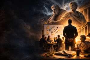 Lire la suite à propos de l’article Le Manager Stoïcien : 7 réflexes concrets pour garder la tête froide quand tout s’emballe