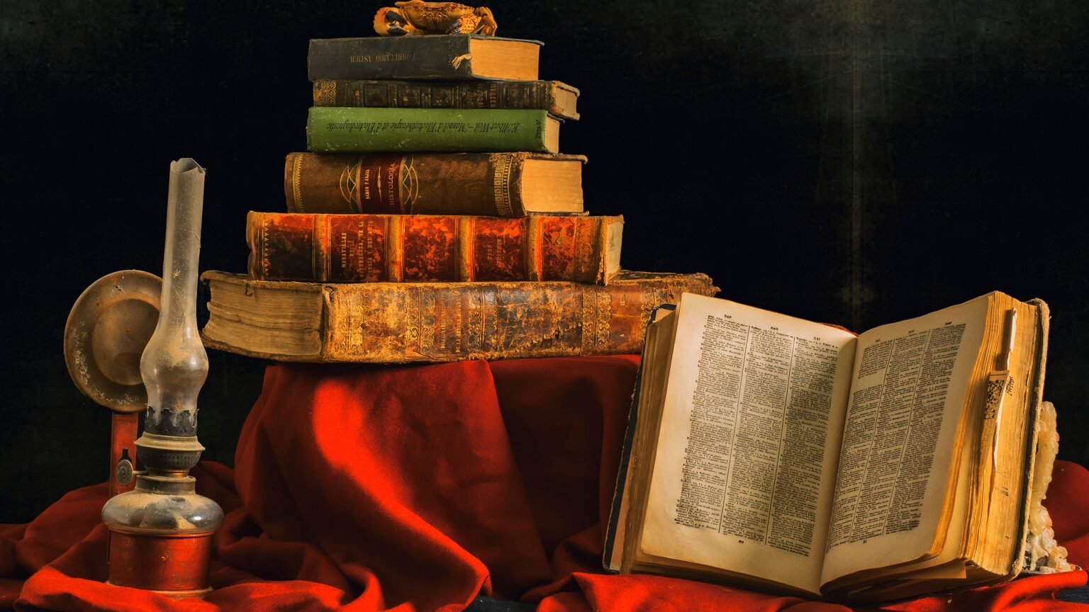Livres anciens ouverts, héritage textuel des stoïciens grecs