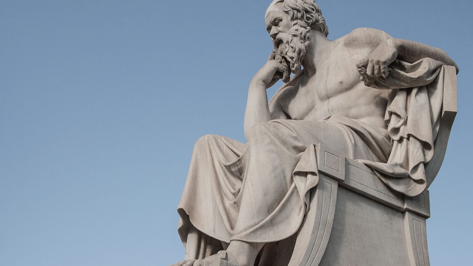 Débat de philosophes grecs sur l'agora, matière des Vies de Diogène Laërce