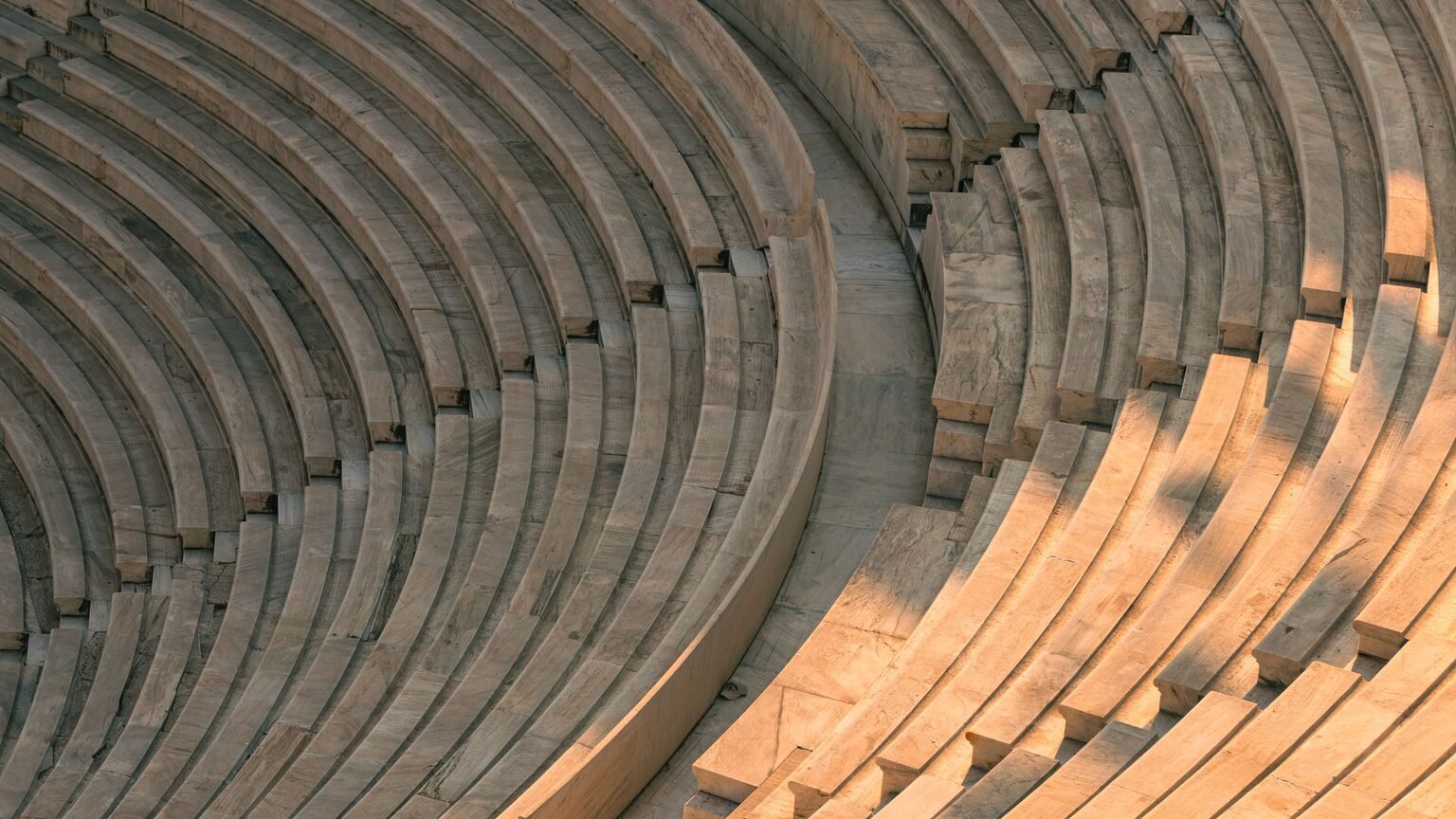 Théâtre grec antique, décor de l'enseignement d'Épictète à Nicopolis